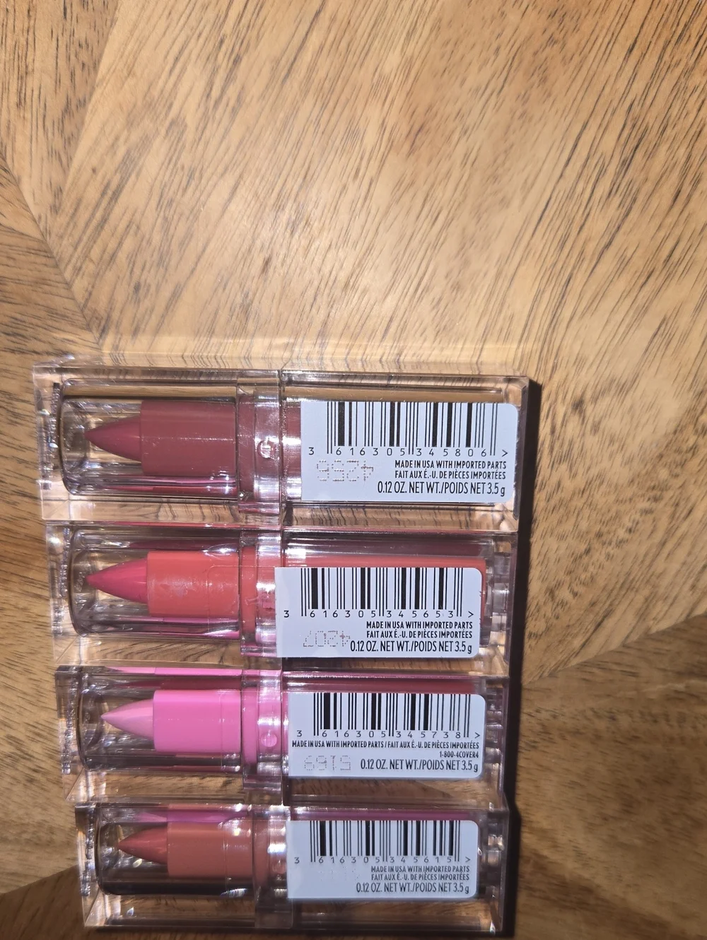 Covergirl New Clean Lip Color - 4 Pack